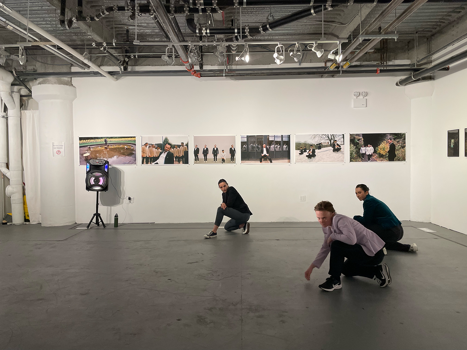 Dance performance with choreography inspired by my work